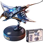 ROKR Mechanical Manta Ray 3D Metal Model Puzzle for Adults &amp; Teens, Mechanical STEM Model Building Kit, Unique Desk Decor Manta Ray(MI06)