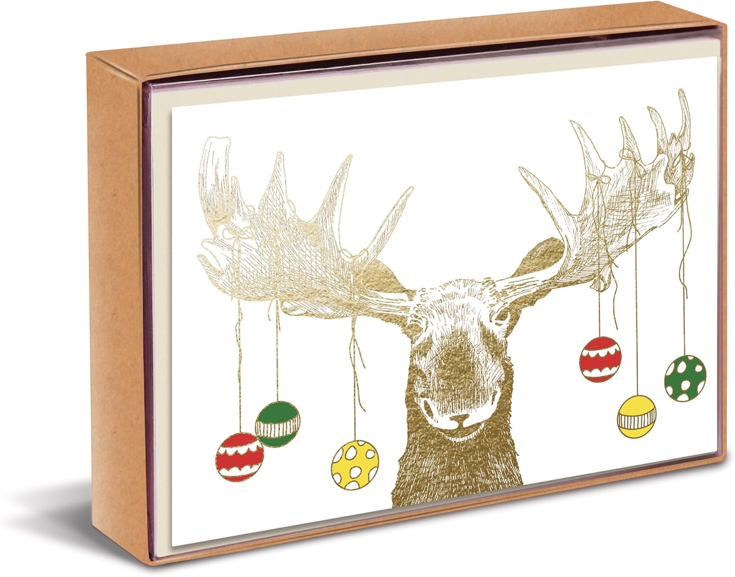 Graphique"Merry Moose" Antlers Ornament Boxed Holiday Cards