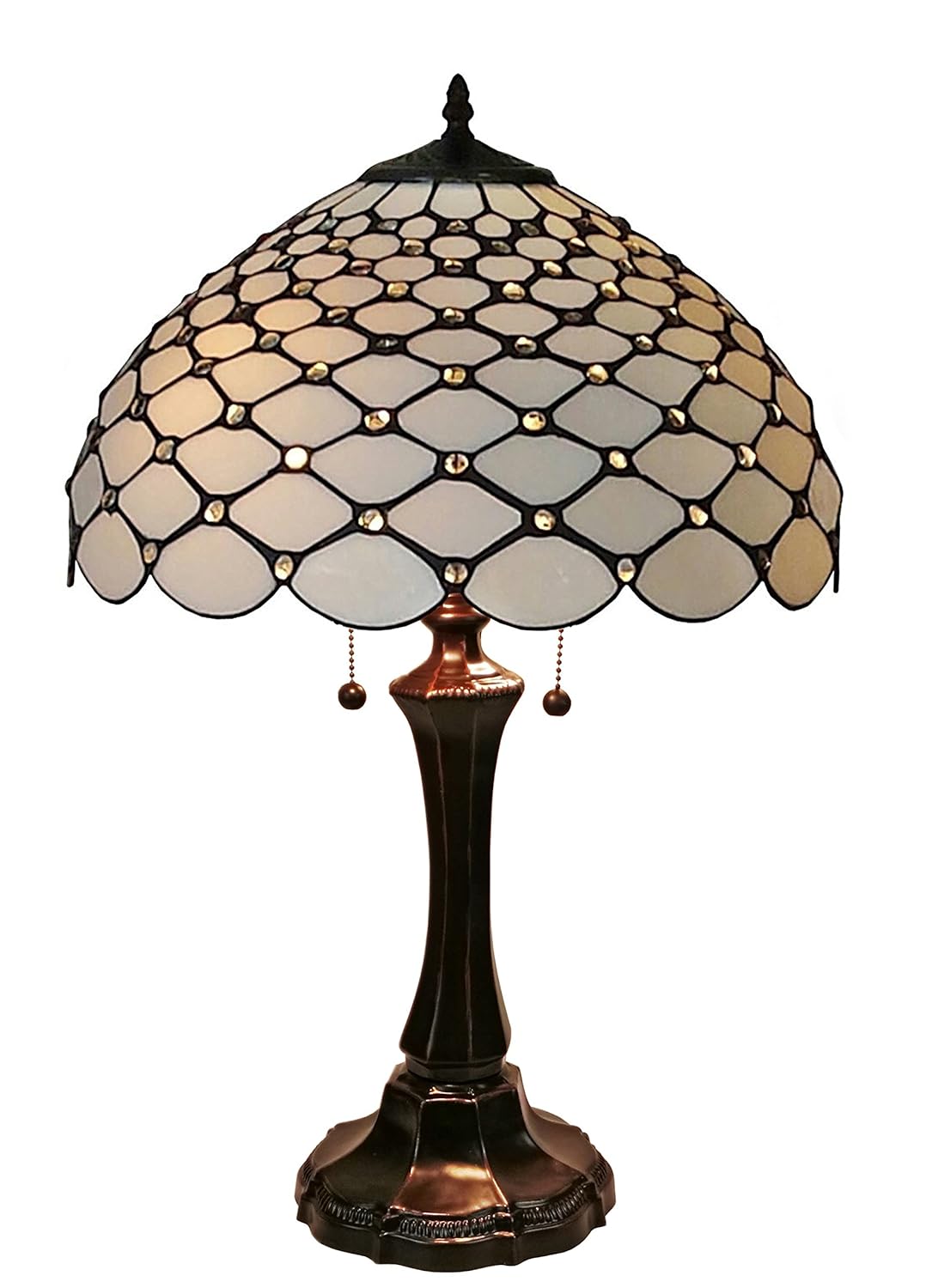 Best tiffany table lamp blue and white