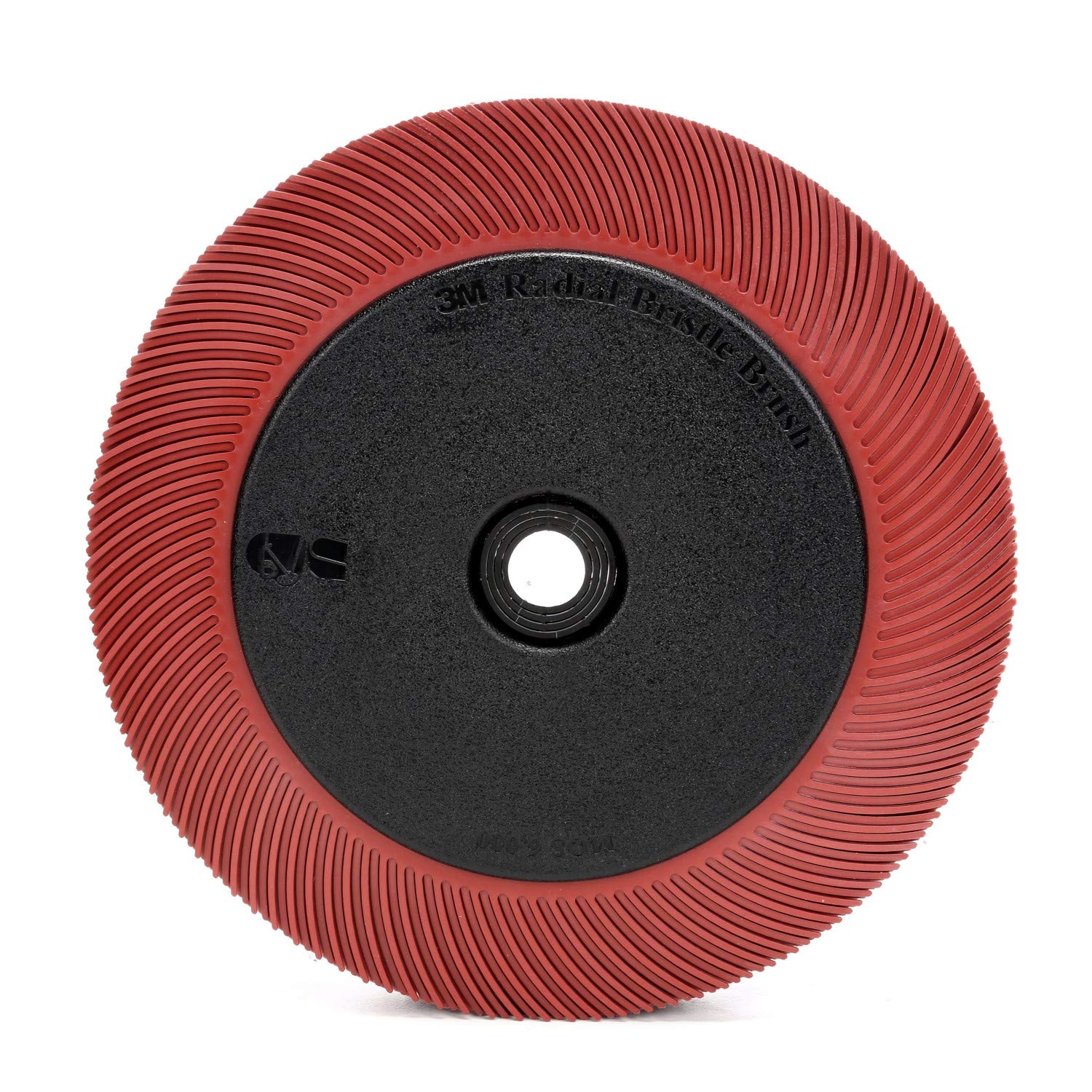 Scotch-Brite Radial Bristle Brush, 7 5/8 in x 1 in x 1-1/4 in 220 with Flange