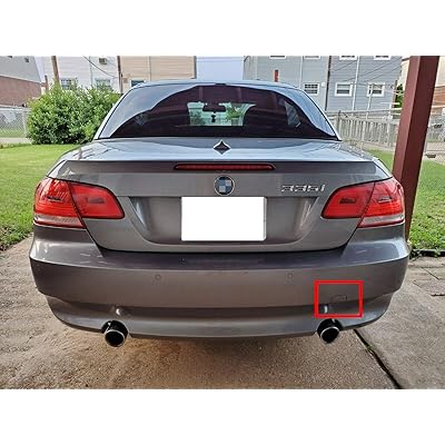 Buy Ijdmtoy Rear Bumper Tow Hook Cap Cover Replacement Compatible With 07 10 Pre Lci Bmw E90 E92 3 Series Coupe 328i 335i M3 Etc Online In Indonesia B07w5xcm35