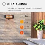 Devola Core 2kW Garden Patio Heater Square Wall Mounted view 7