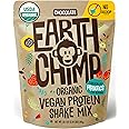 EarthChimp Organic Vegan Protein Powder - with Probiotics - Non GMO, Dairy Free, Non Whey, Plant Based Protein Powder for Women and Men, Gluten Free - 26 Servings 32 Oz (Chocolate) No Scoop