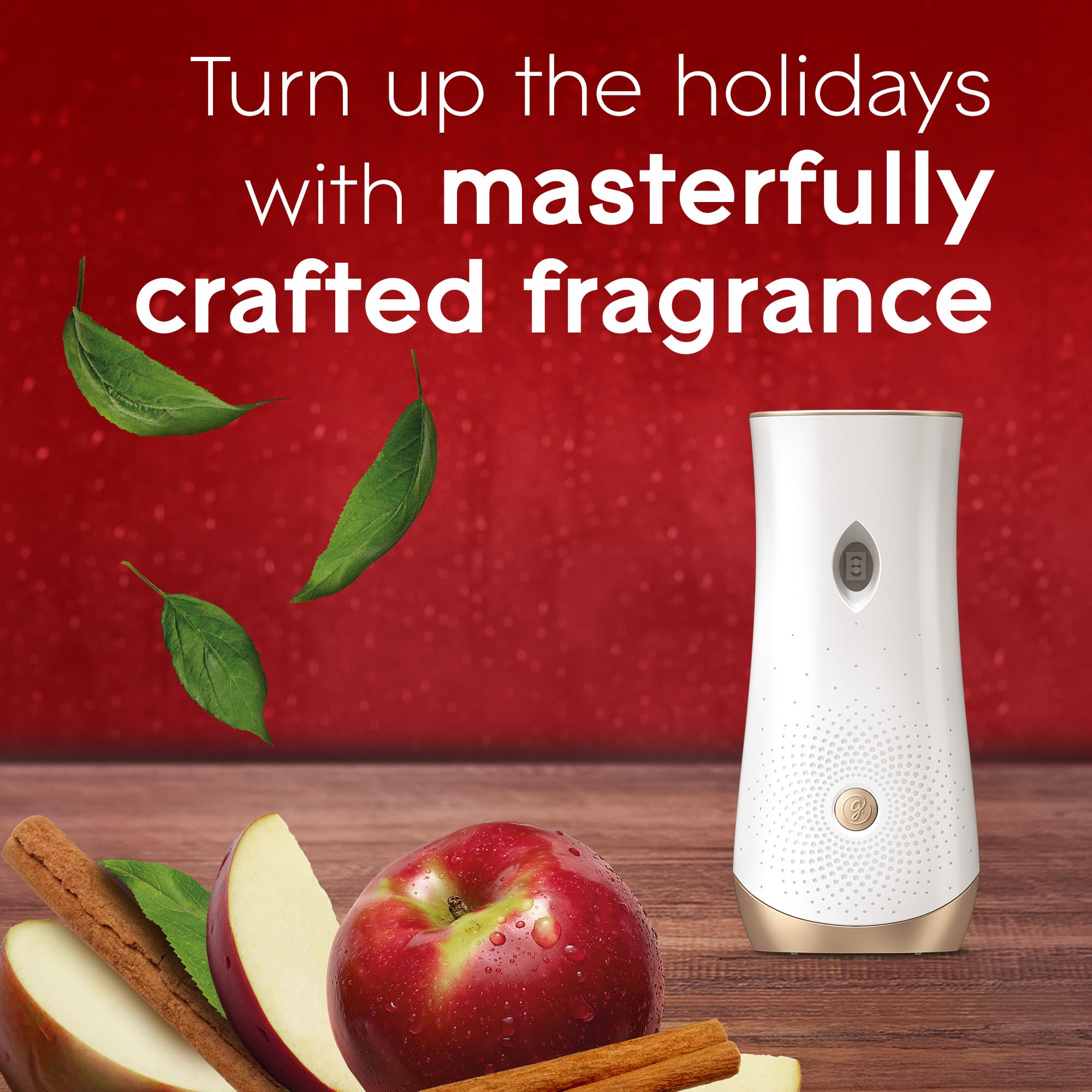 Glade Automatic Spray Refill, Air Freshener for Home and Bathroom, Autumn Spiced Apple, Limited Edition Scent, 6.2 Oz