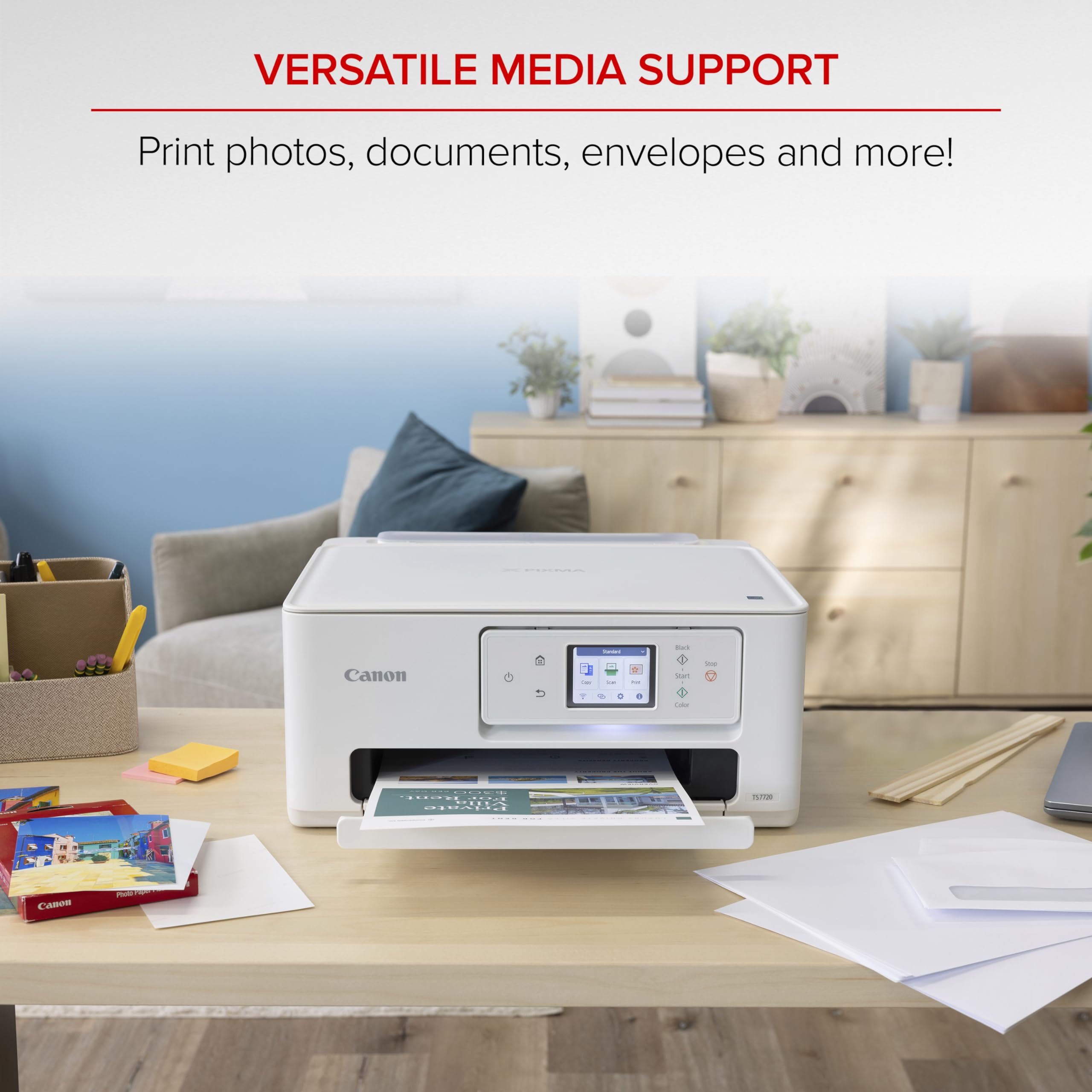 Canon PIXMA TS7720 – Wireless Home All-in-One Printer