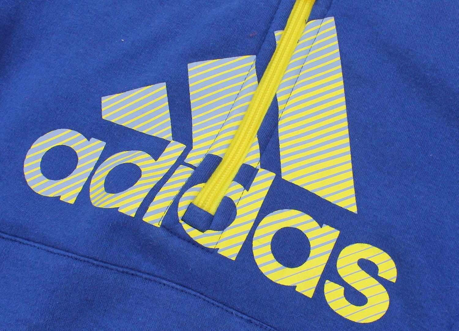 adidas Youth Big Girls Cotton Fleece Graphic Pullover Sweater: Clothing