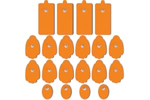 AVCOO TENS Unit Replacement Pads 20 Pack in 3 Sizes, Reusable Electrode Pads with American Gel for 50 Times Safe Use, Snap TENS Pads Fit TENS EMS Muscle Stimulators Using 3.5mm Button Lead Wires
