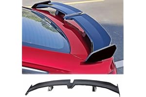 STS.EV01 STSEV01 Universal 55" Rear Trunk Spoiler Wing Glossy Black GT Racing Spoiler DeckLid Lip Exterior Accessories Compatible with Mazda Nissan Sentra Toyota Camry Honda Civic Dodge Charger (Tape Install)