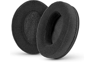 Brainwavz Velour Ear Pads Compatible With ATH M50X, M50XBT, M40X, M30X, HyperX, SHURE, Turtle Beach, AKG, ATH, Philips, JBL, 