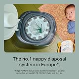 Tommee Tippee Twist and Click Nappy Bin Pink with Refill Cassette Multilayer view 3
