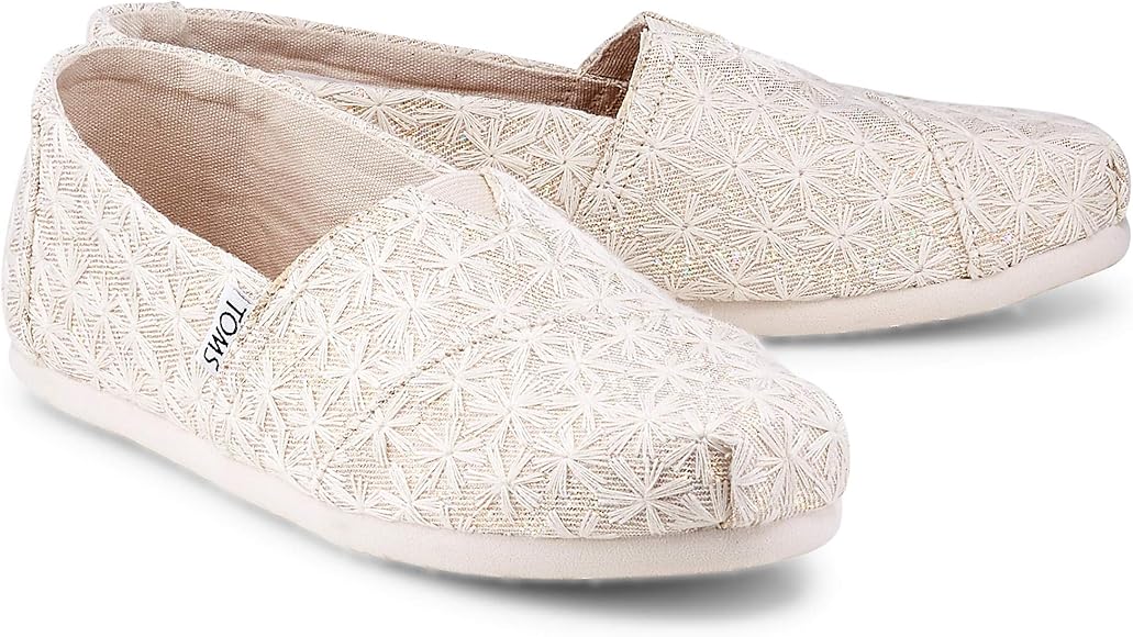 toms natural daisy metallic