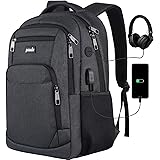 Backpack for Men and Women,School Backpack for Teens,15.6 inch Laptop Backpack with USB Charging port for Business College Tr
