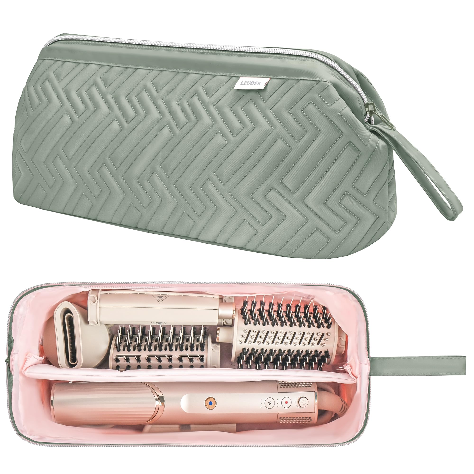 Leudes Travel Bag for Shark Hair Tools flexstyle Portable Shark Hair Carrying case dustproof Flat Curling Iron Travel Organizer