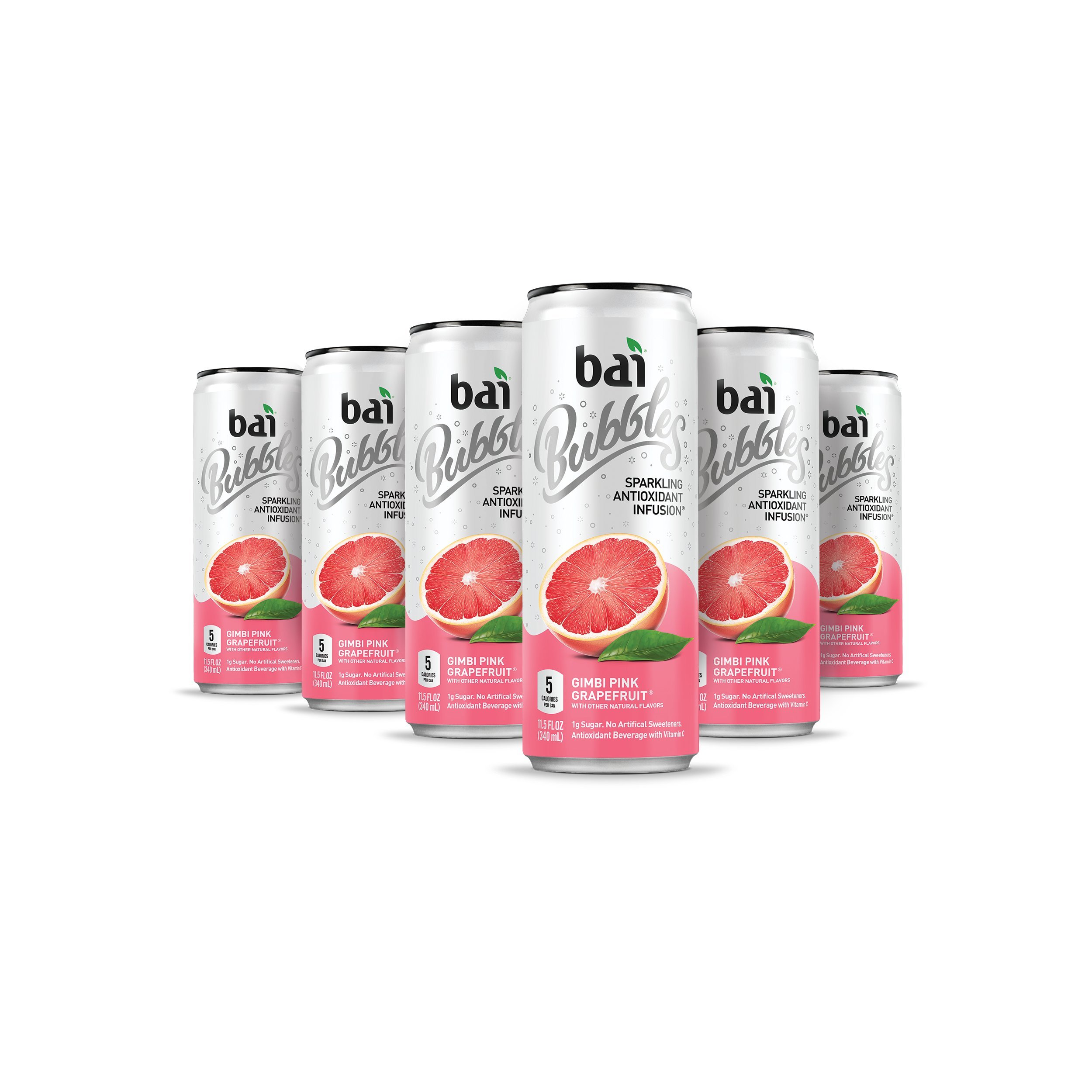 Bai Bubbles, Sparkling Water, Gimbi Pink Grapefruit ...