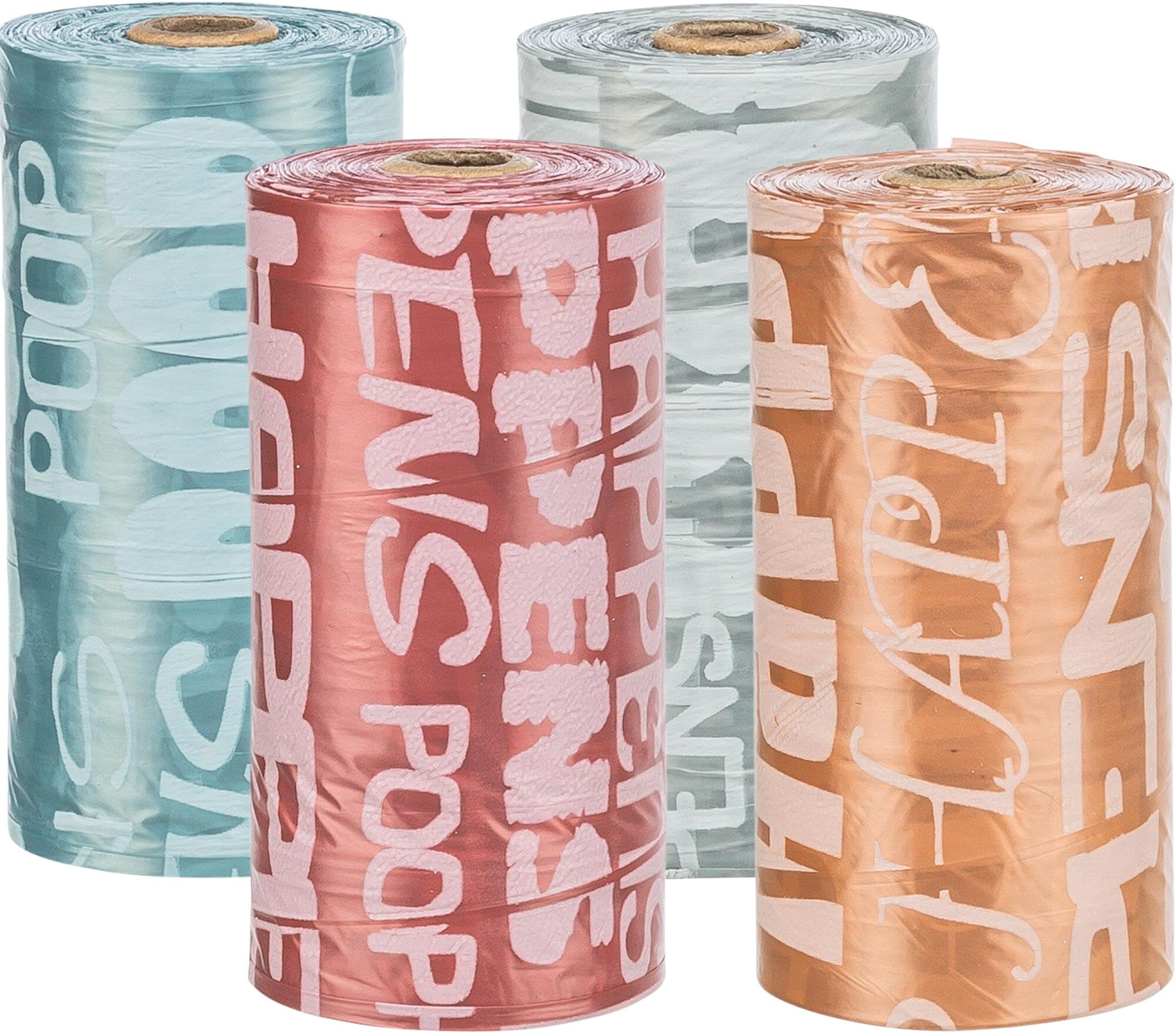 TRIXIE dog waste bag set with 8 rolls - 20 bags per roll - suitable for bag dispenser - colourful selection of colours - 22844