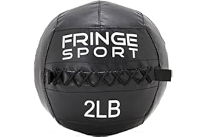 FringeSport Kid's Medicine Ball 2lb, 4lb, or 6lb / for Strength, Conditioning, CrossFit, & More/Youth Fitness Equipment