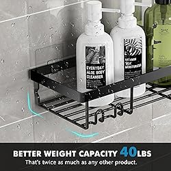 Moforoco Shower Caddy Shelf Organizer Rack, Self