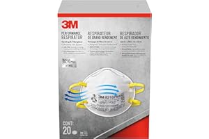 3M Disposable Respirators, Sanding and Fiberglass, 20 Masks (N95)