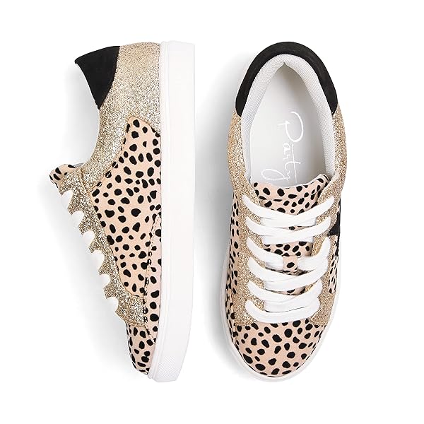 PARTY WOMEN’S FASHION SNEAKER LACE UP LOW TOP COMFORTABLE CUSHIONED WALKING SHOES,PODCAST,ROSE GOLD,9