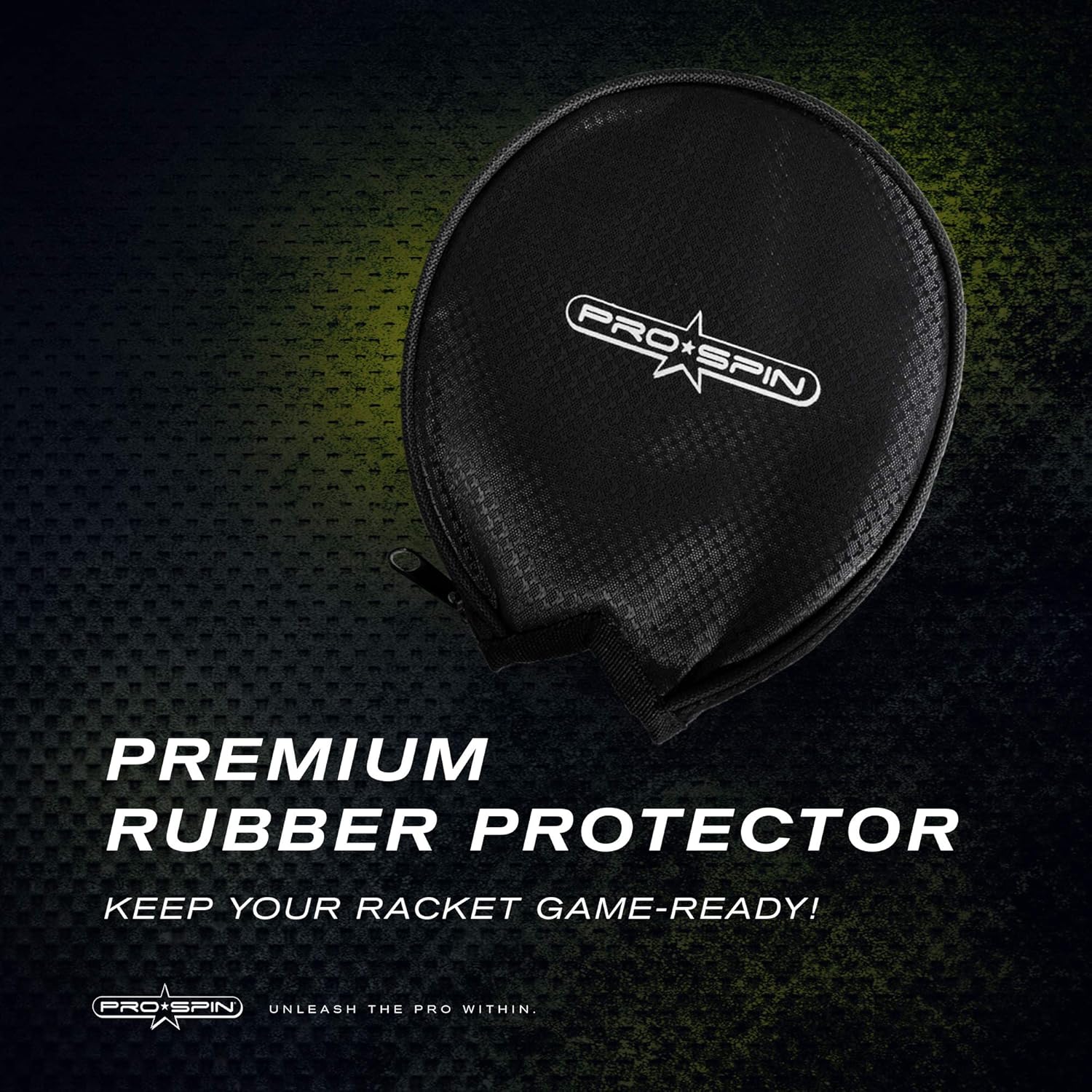 PRO SPIN Ping Pong Paddle with Carbon Fiber | 7-Ply Blade, Offensive Rubber, 2.0mm Sponge, Premium Rubber Protector Case | Improve Your Game with The Elite Series Carbon Table Tennis Racket : Sports & Outdoors