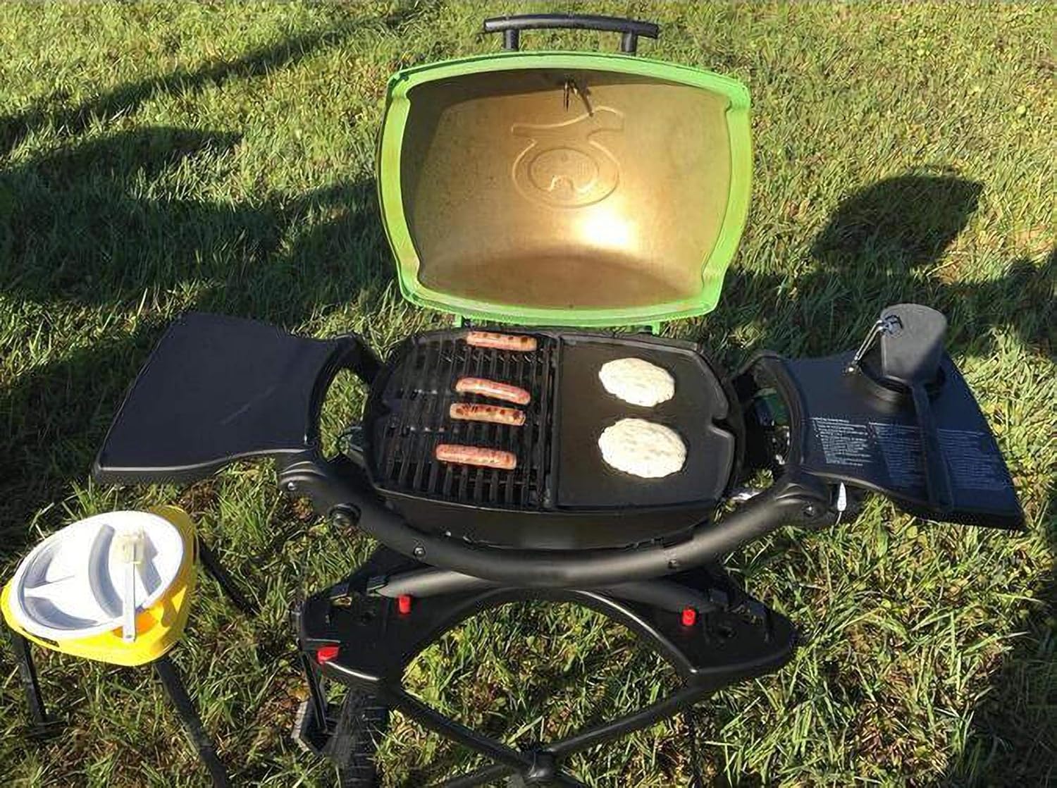 Utheer 6558 Grill Parts Cooking Griddle 12.6 x 8.6 inch for Weber Q100 Q120 Q1000 Q1200 Series Gas Grills, Matte Cast Iron : Garden & Outdoor