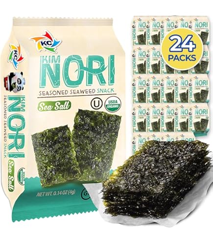 Amazon.com: Takaokaya, Teriyaki Nori (80-Sheets, Seasoned Seaweed