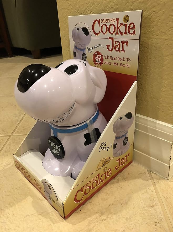 barking dog cookie jar