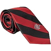 Desert Cactus San Diego State University Neck Tie SDSU Aztecs 100% Polyester Necktie with Logo, Officially Licensed (Style A)