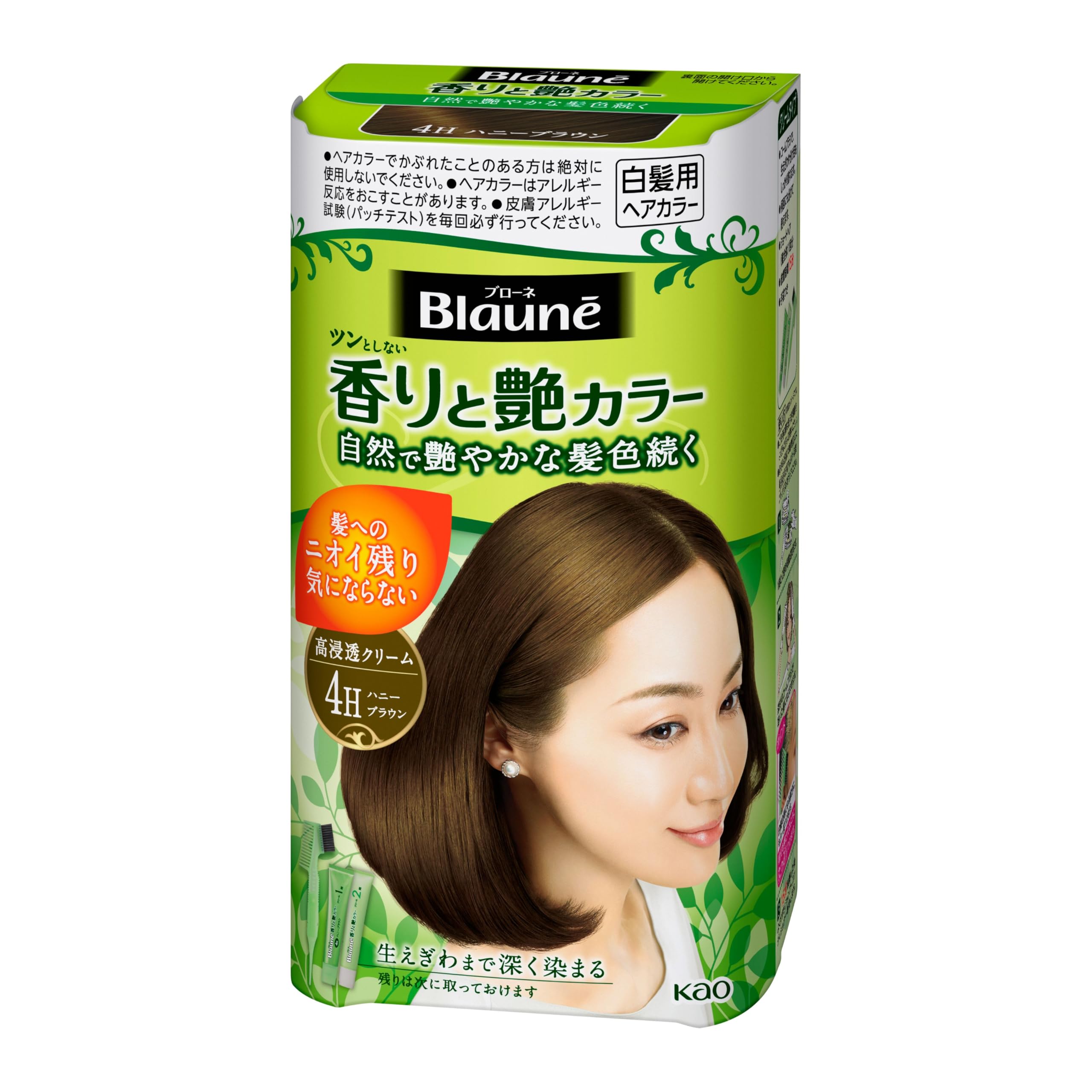 Kao Blaune Fragrant And Gloss Color Cream 4H Honey Brown