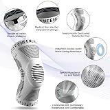 NEENCA Professional Knee Brace - Knee Support with Patella Gel Pads & Side view 3