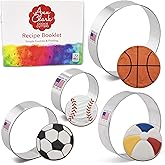 Circle Round Biscuit Cookie Cutters 4-Pc. Set Made in the USA by Ann Clark, 2.5", 3", 3.5", 4"