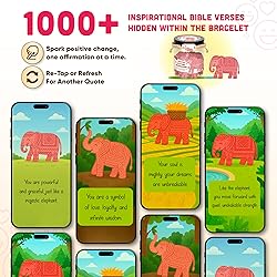 60 Emotional Support Elephant Affirmation Cards
