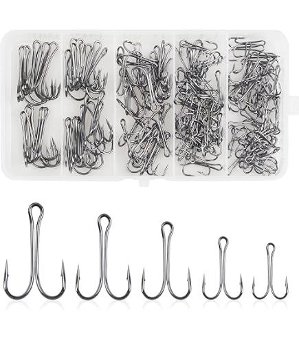 bi twin frog flat fishing hook Double Hooks,12pcs Stainless Steel Classic Dual Hooks Sharp Open Shank Barbed Lure Bait Fishing Double for Saltwater Freshwater (4/0-12pcs) : Sports & Outdoors for perfect presentation and Spinning Reel Abu Garcia Size:#2 - 25 Pack Saltrod