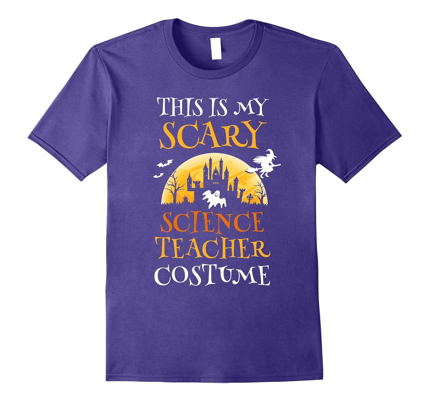 Scary Science Teacher Costume Halloween T-Shirt Funny-ANZ