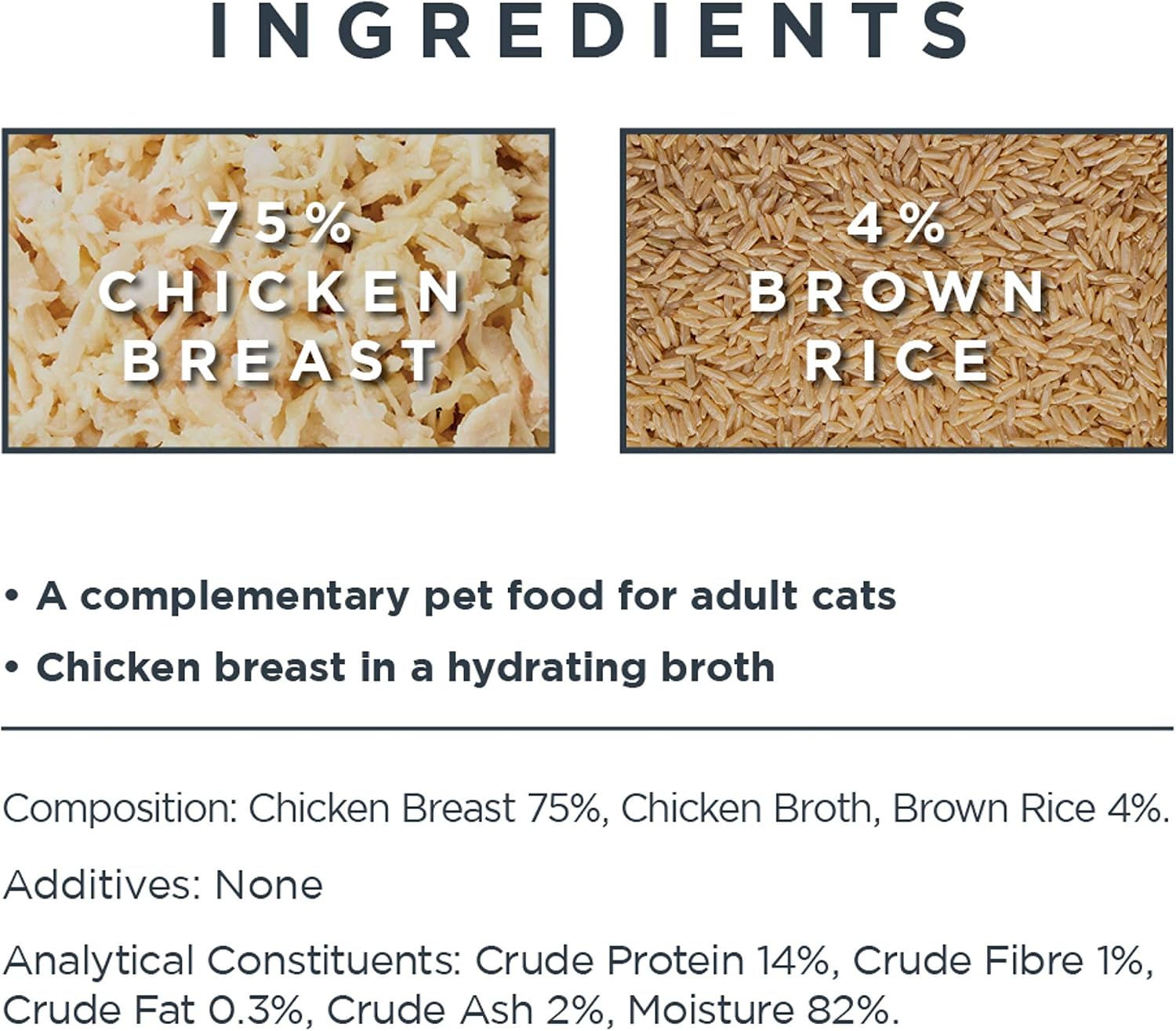 Encore 100 Percent Natural Cat Food, Pouch Chicken & Brown Rice in Broth 70g (16 x 70g Pouches), 70 g (Pack of 16) - Image 5