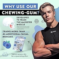 JAWLINER Hard chewing Gum, Jawline gum - Sugar Free