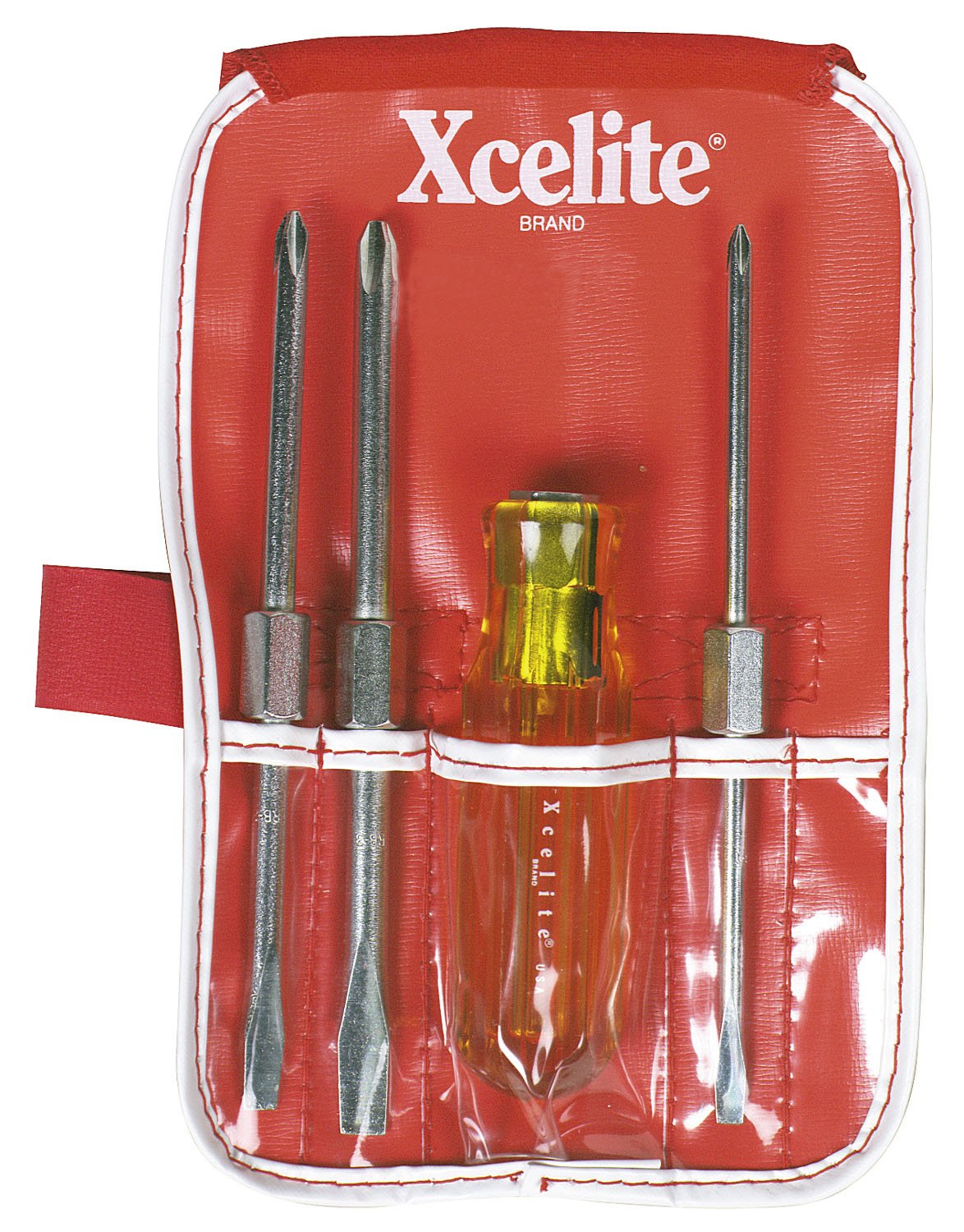 Xcelite CK3 4 Piece Standard and Phillips Screwdriver Pocket Roll Kit