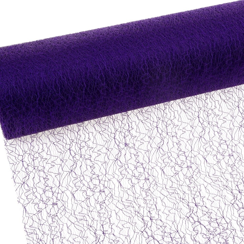 Deko und Band Spiderweb – MESCH – Table Runner – Table Runner – 30 cm 67 028 R 300 25 M Purple
