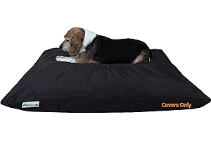 DOGBED4LESS Do It Yourself DIY Pet Bed Pillow Duvet Oxford Cover + Waterproof Internal case for Dog/Cat at Medium 36"X29" After Dark Color - Covers only