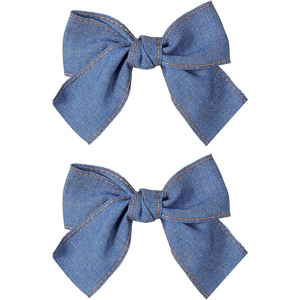 Pack De 20 Accesorios Para El Pelo Azul Marino - Diademas Con Lazo Y Pinzas, Set De Regalo Para Niñas