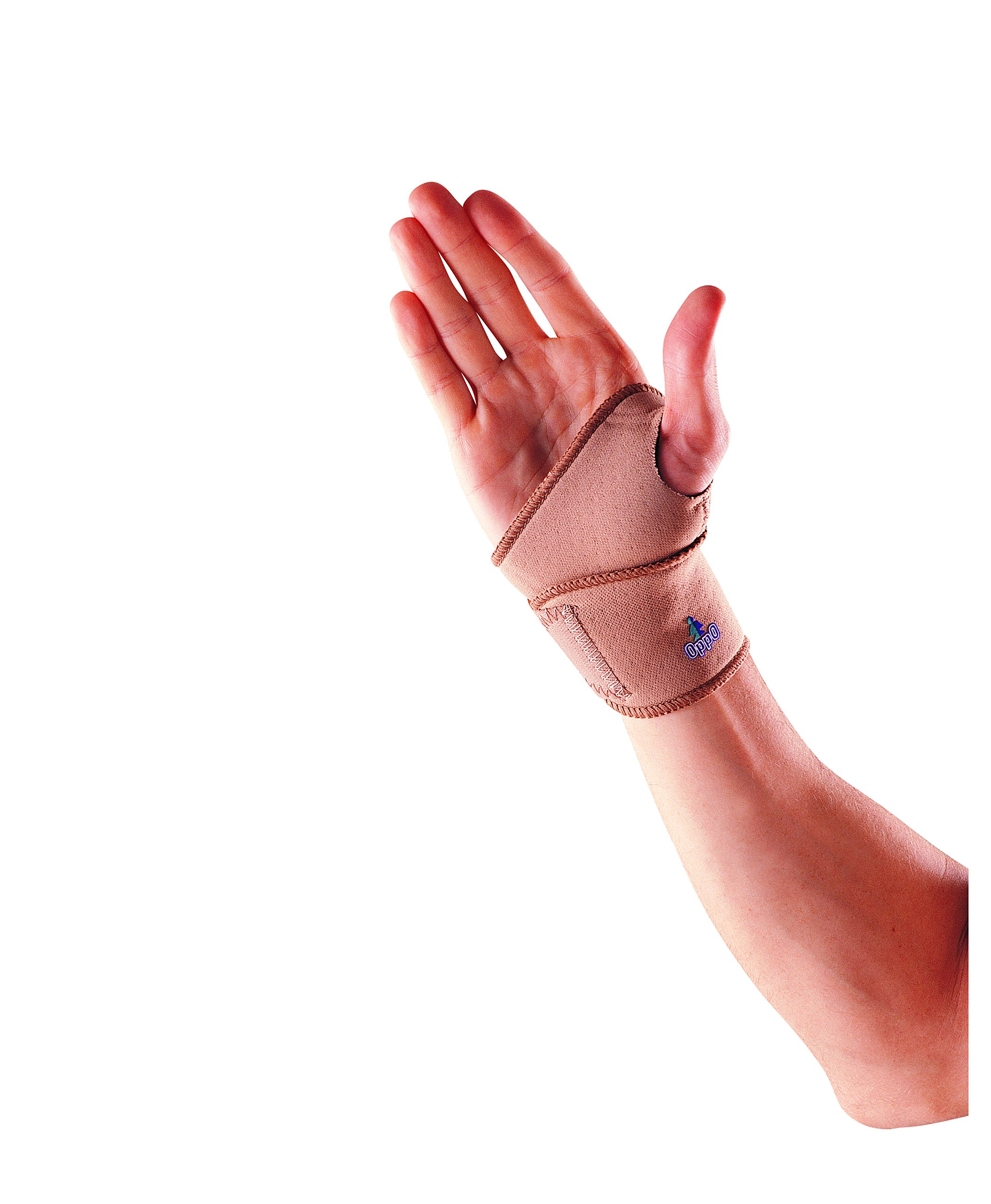 OPPO Wrist Wrap Support – Adjustable Compression Brace for Weak or Stiff Wrists – Neoprene for Flexibility & Support – Fits Left or Right Hand