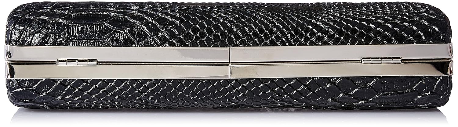 lino perros women's clutch (black)