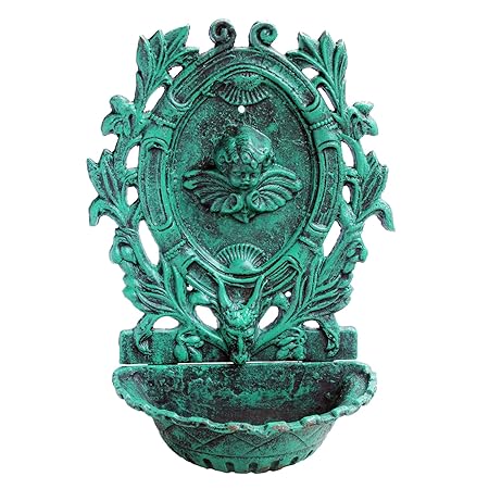 Karara Mujassme Victorian Style Cast Iron Antique Fountain (Green)
