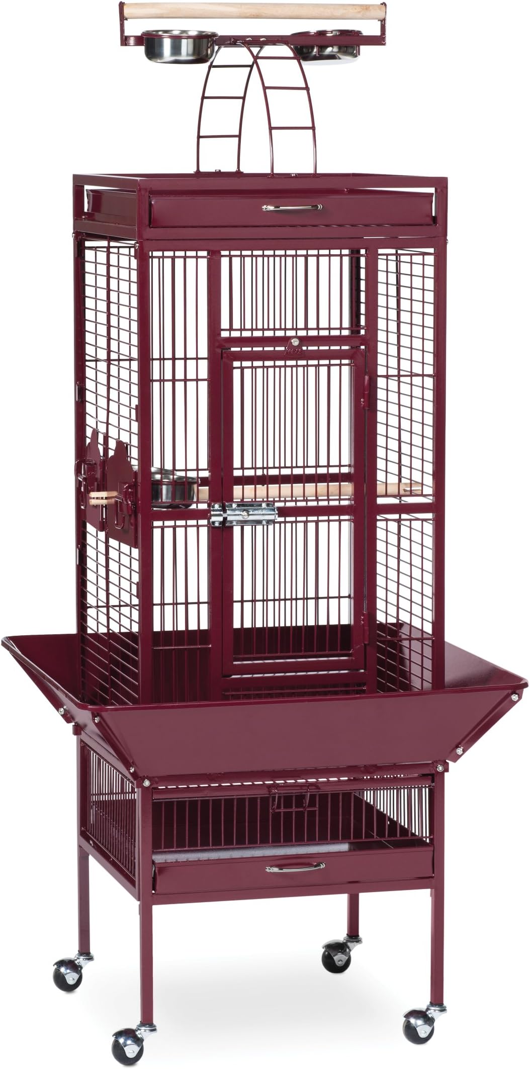Prevue Pet Products Wrought Iron Select Bird Cage Black Hammertone 3151BLK