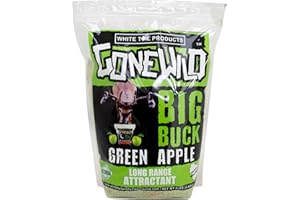 Whitetail Products Gone Wild, Green Apple Powder Deer Attractant, 8 LB., Premium Deer Attractant, Natural Flavors, G6138