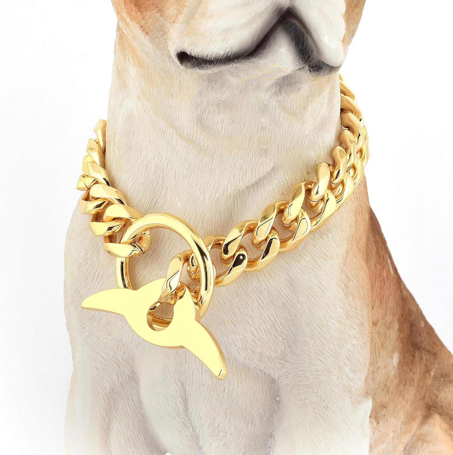 Adjustable cuban link dog collar Clearance