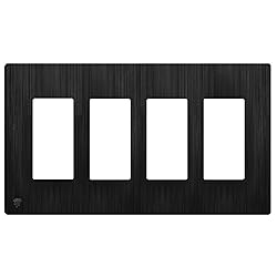 LIDER Brushed Finish Decorator Switch