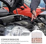Xiaomoyu Copper Washers Assorted Kit 150 Pcs M5-M22 with Storage Box view 6