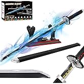Demon Slayer Swords Building Set, 40in Kamado Tanjiro Sword Building Block with Scabbard and Stand, Anime Sword Toy Building 