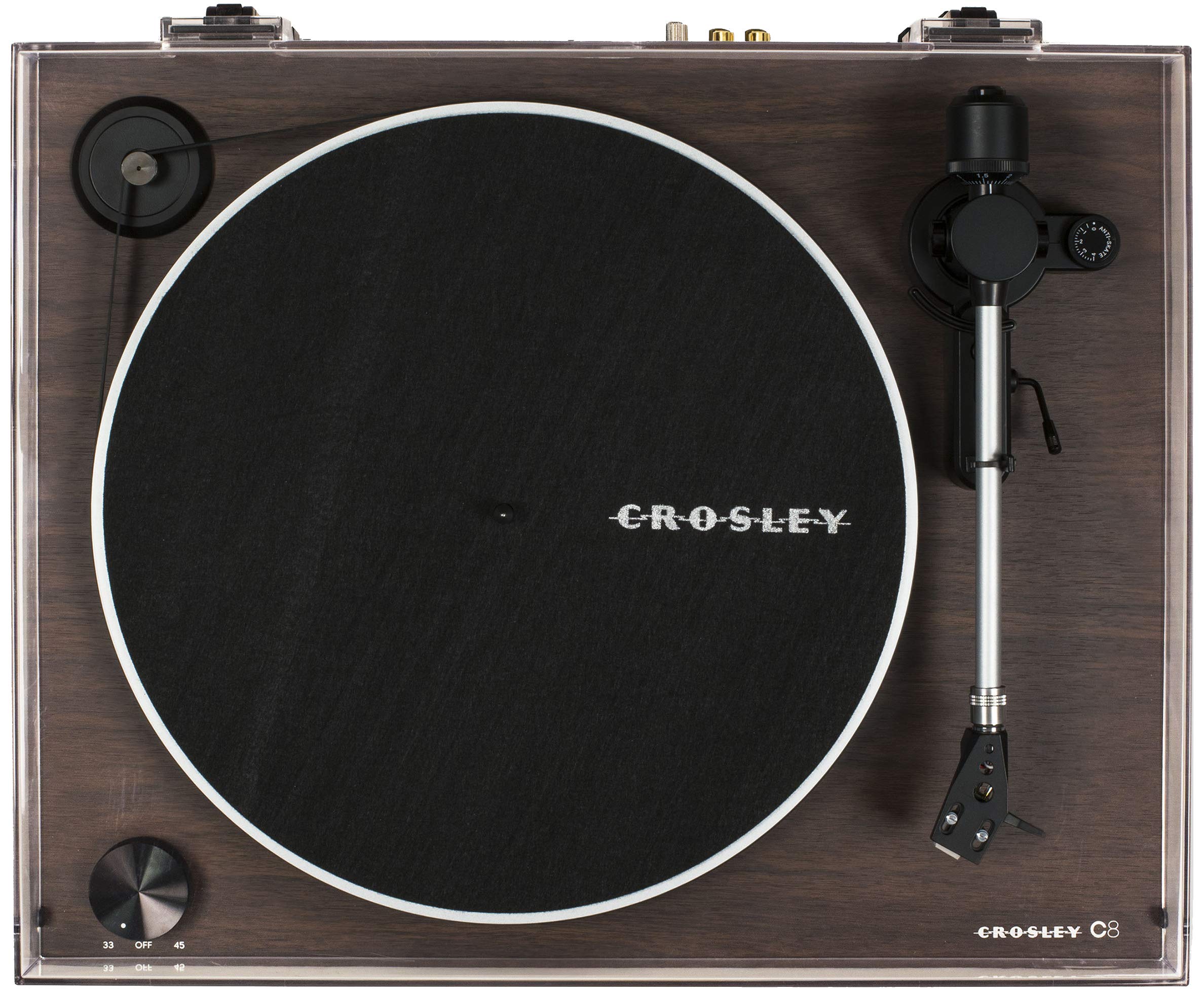 Mua Crosley C8 2Speed BeltDriven Turntable with Builtin Switchable PreAmp, Walnut trên